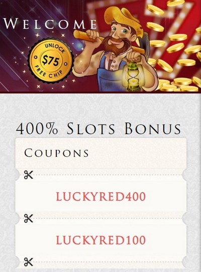 Welcome Bonus $4,000 from Lucky Red Casino