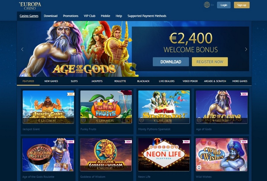 европейское онлайн казино отзывы