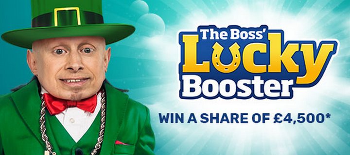 Get Lucky with the Boss' Lucky Booster Promotion at Bgo Casino!