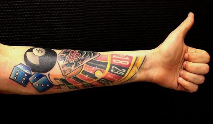 Gambling Tattoos are Symbol of Gambler's Lifestyle