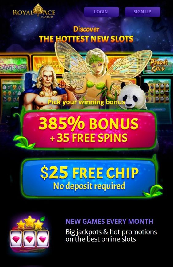$25 Free Chip at Royal Ace Casino