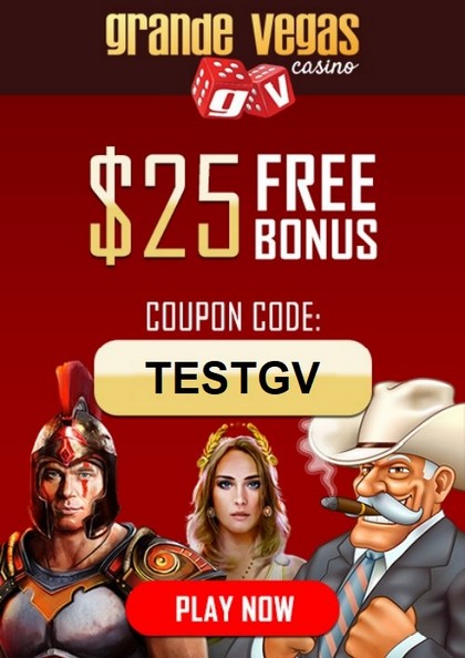 $25 Free Bonus for New Players at Grande Vegas Casino