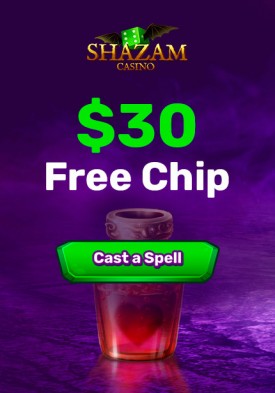 No Deposit Bonus Code with $30 Free Chip at Shazam Casino
