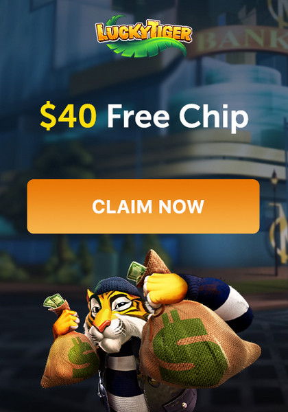 $40 Free Chip No Deposit Bonus at Lucky Tiger Casino