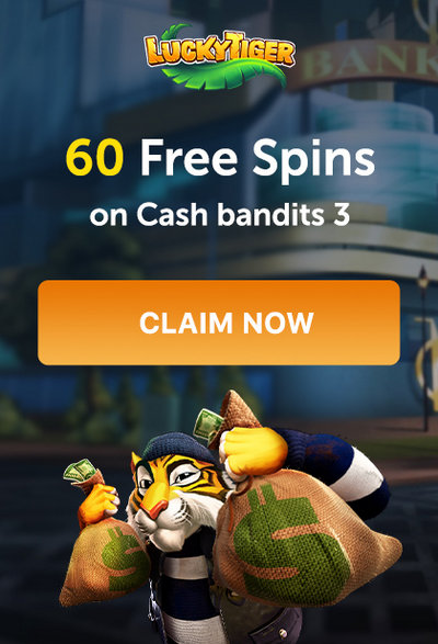 60 Free Spins No Deposit Bonus at Lucky Tiger Casino