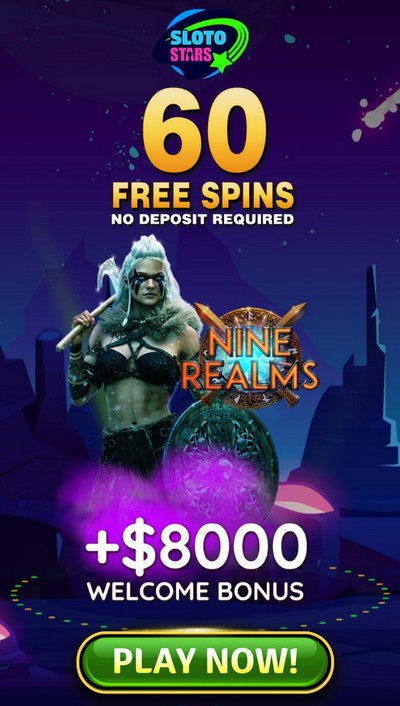 60 Free Spins - No Deposit Bonus at Sloto Stars Casino