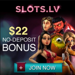 22 No Deposit Free Chip at Slots.Lv Casino