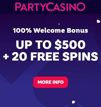Welcome Bonus from Party Casino