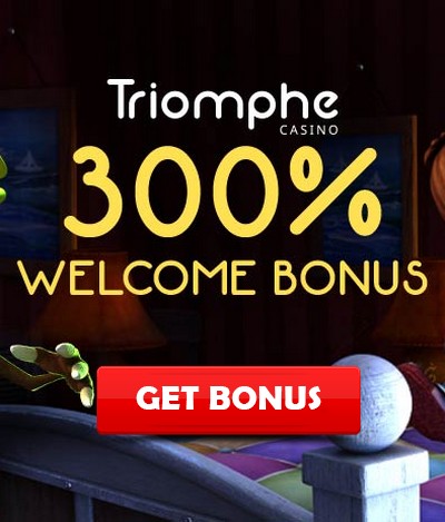 Welcome package $1000 from Triomphe Casino