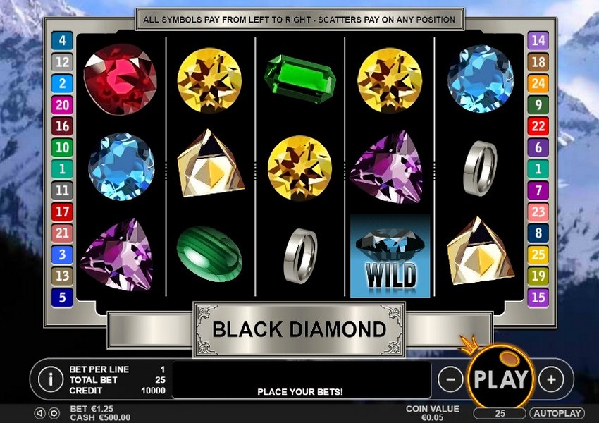 black diamond free slots