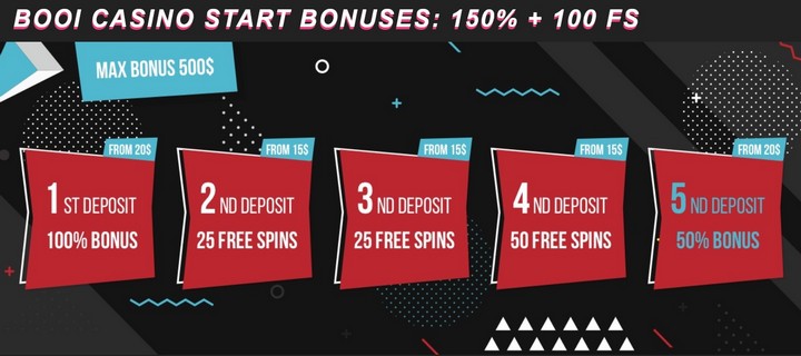 Welcome Bonus Booi Casino