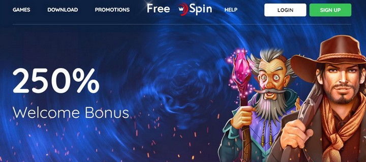 Free Spin Casino Banner