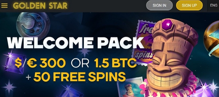 Golden Star Casino Review & Ratings - Bitcoin, Bonuses and Games