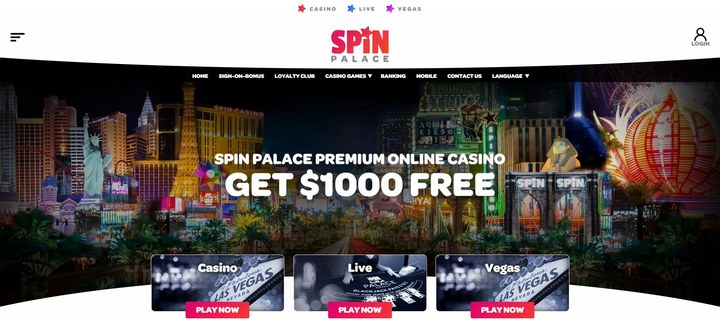 Play for real money and win big at online casino Spin Palace