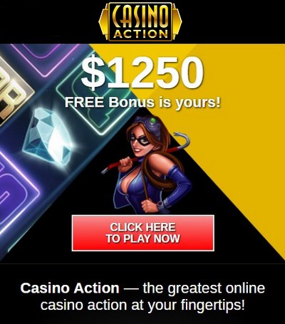 Welcome Bonus $1,250 from Casino Action