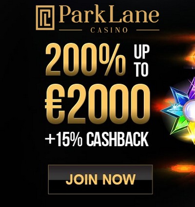 Welcome Package €2000 at Park Lane Casino 